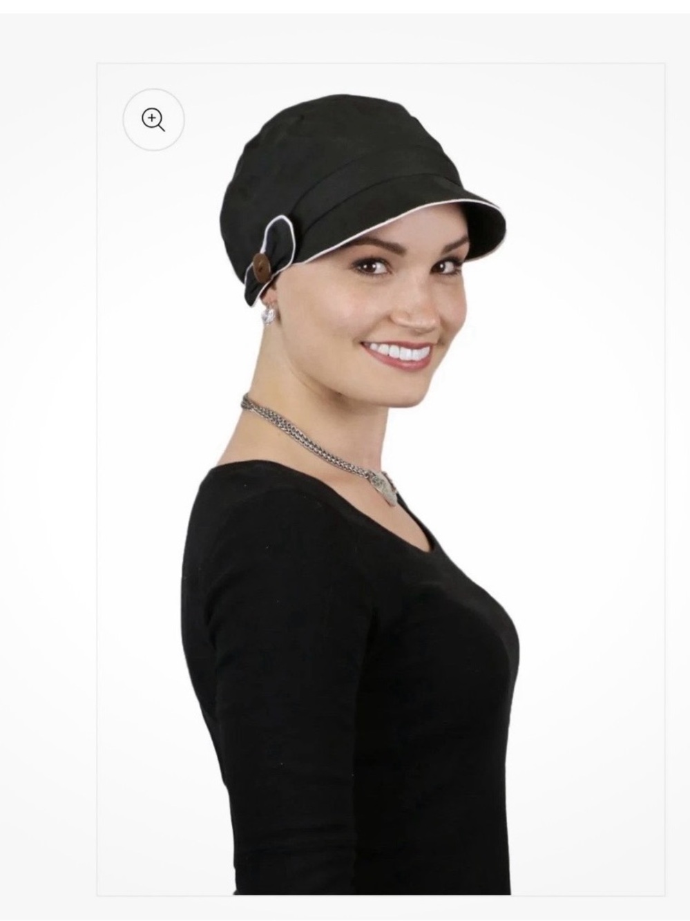 Women's  Caps with Contrast Trim (3)
